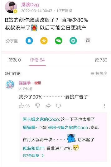 B站如何养活UP主？