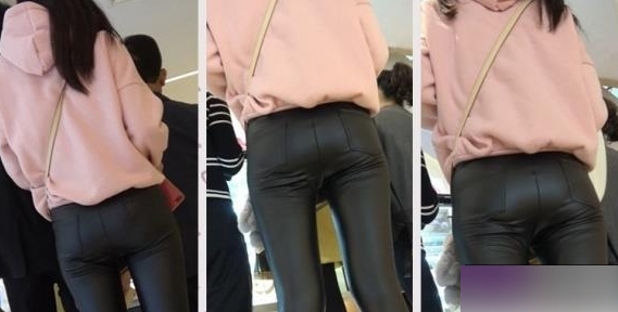 粉色街拍卫衣：小姐姐的4K作品