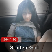 泰国高颜值妹子StudentGirl视频资源，颜值身材在贤娆JK服装嗜好